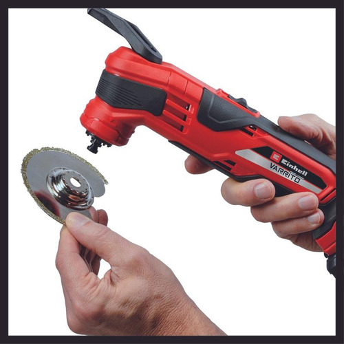 Sierra Einhell Varrito Multifunción Inalámbrica + Accesorios Color Rojo Frecuencia