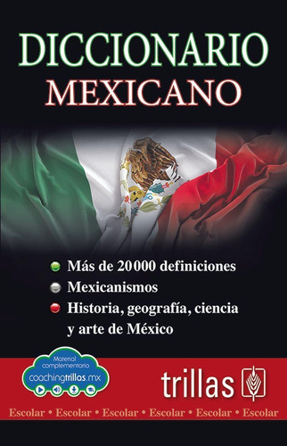 Libro Diccionario Escolar Mexicano