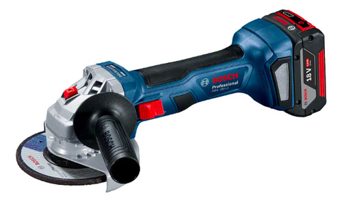 Amoladora Angular Inalámbrica Bosch Gws 18v-10 1000w