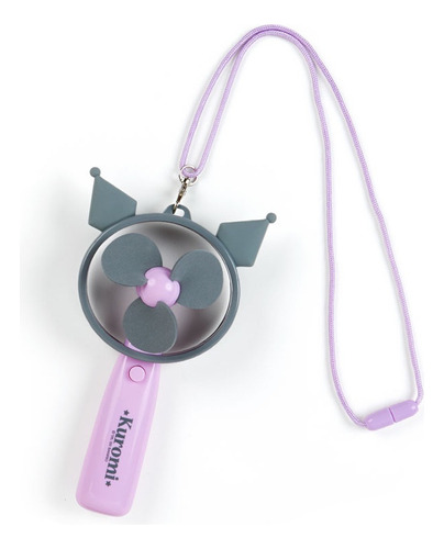 Ventilador Portátil Kuromi Hello Kitty Anime Sanrio, Pequeño