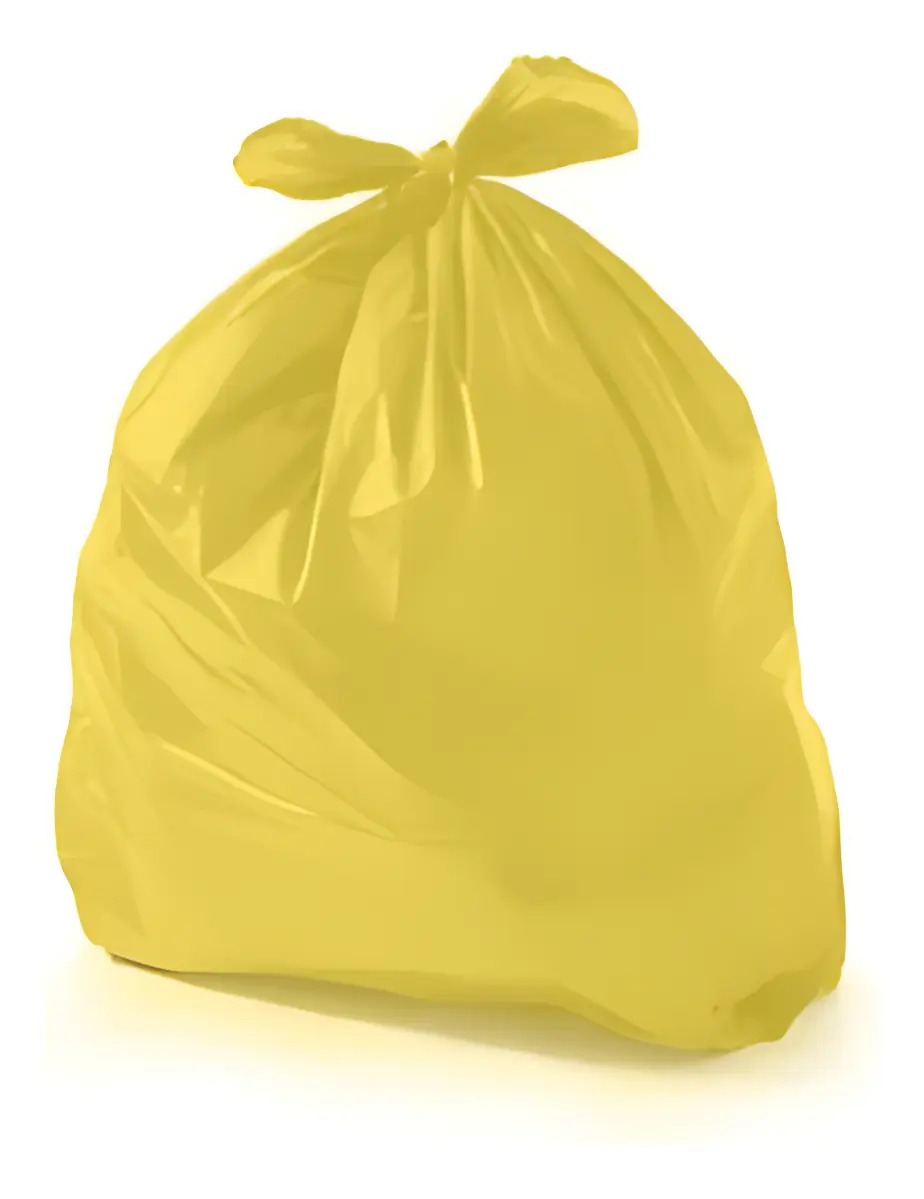 Pacote Saco Lixo Amarelo P7 60l 100un - Reforçado