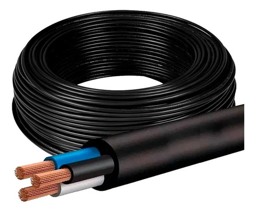 Cabo Pp 3x1,5mm 1,5mm Rolo 15m Metros Fio Elétrico C Inmetro