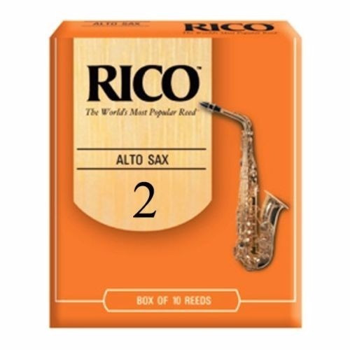 Cañas Sax Alto 2 Rico 10pzas Rja1020(10) 