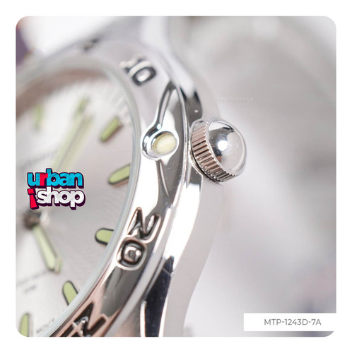 Reloj Casio Hombre Mtp 1243d 7a Acero Inoxidable