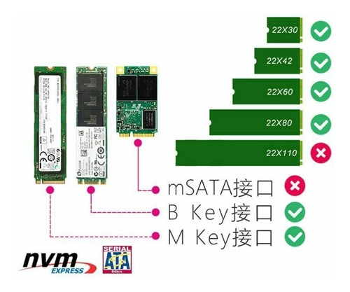 Adaptador M.2 Ngff Ssd A Sata 2.5