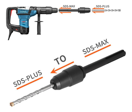 Adaptador Sds Max A Sds Plus, Convertidor De Taladro De
