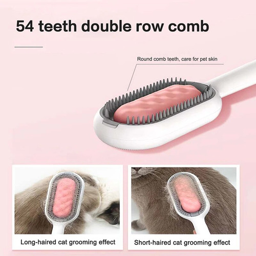 Cepillo De Pelo Gato Peine Limpieza Masaje Depilación 1pc