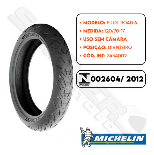 Par Pneu Mt 09/ Mt 09 Abs 120-70-17 + 180-55-17 Michelin