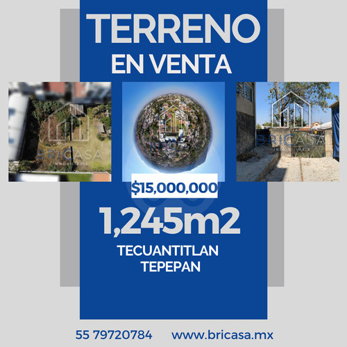 Terreno Residencial En Venta En Fuentes De Tepepan