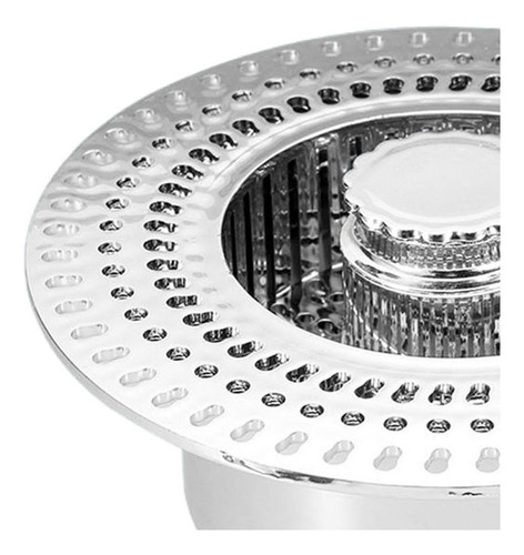 Tapón De Desagüe Universal Para Fregadero, Filtro De Plata