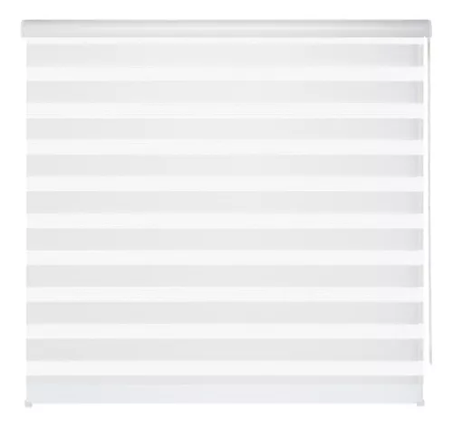 Cortina Persiana Enrollable Blackout 120X230 Blanco Sunflex