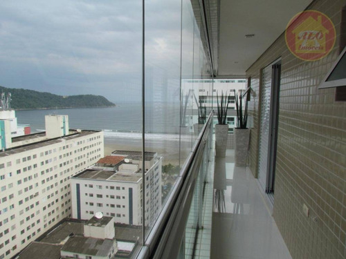 Apartamento Com 3 Dormitórios À Venda, 148 M² Por R$ 1.220.000 - Canto Do Forte - Praia Grande/sp - Ap5551