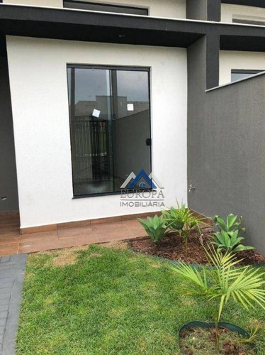 Imagem 3 de 17 de Casa Com 3 Dormitórios À Venda, 84 M² Por R$ 275.000,00 - Jardim Pacaembu - Londrina/pr - Ca1260