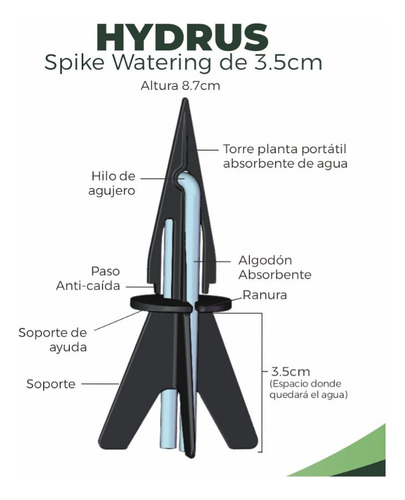 Estacas Para Autorriego Sistema De Autorriego Hydrus Plantme