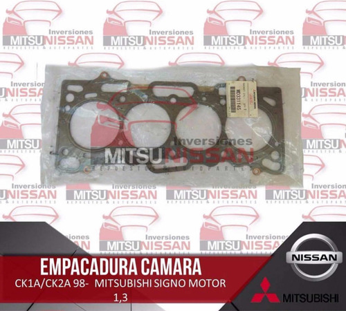 Imagen 1 de 2 de Empacadura De Camara Mitsubishi Signo 1.3