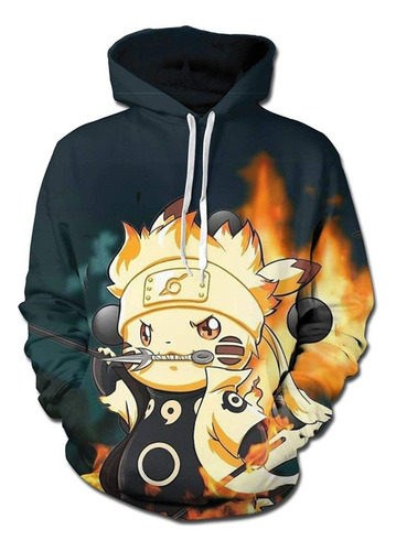 Sudadera Con Capucha De Naruto Anime Japonés Ropa 3d