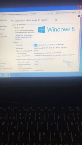 Pc Portatil Acer One Intel Athom Ram 2gb Ssd 128gb Envíos (Usado)