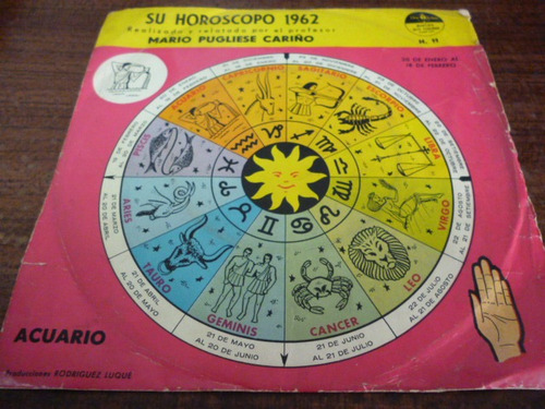 Mario Pugliese Acuario Su Horoscopo 1962 Simple Argentino