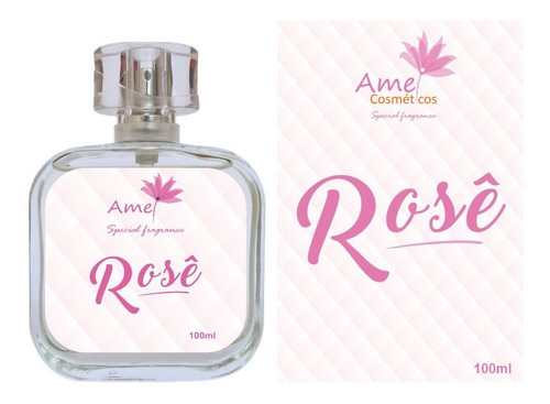 Perfume Amei Cosméticos Rosê 100ml