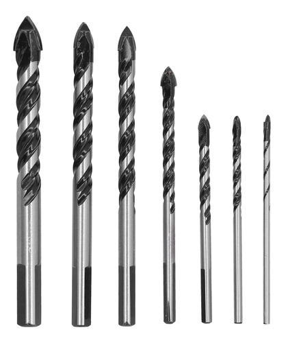 Imagen 8 de 10 de 7pcs Brocas Multifuncionales Cerámica Concreto Vidrio Madera