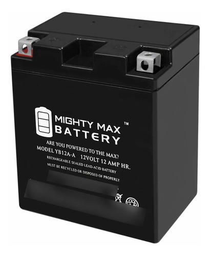 Mighty Max Yb12 A-a 12 5 Ah Bateria Repuesto Para Honda