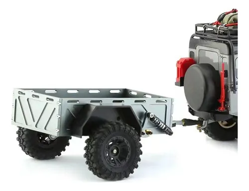 Remolque De Coche Rc Con Juego De Neumáticos, Accesorios