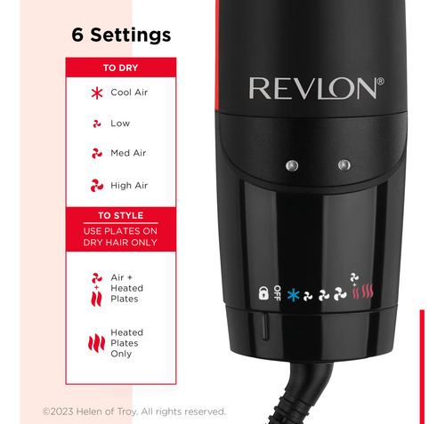 Plancha De Pelo Revlon One-step Air Straight Black