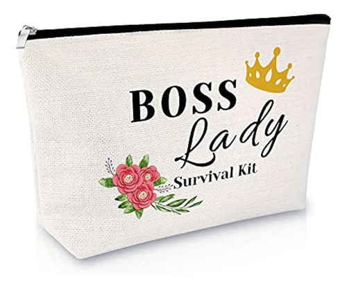 Boss Lady Gift For Women Makeup Bag Regalo De Cumpleaños Div