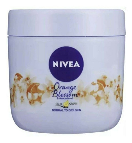 Nivea Crema Corporal De Aceite De Azahar Y Aguacate 13.52 Oz