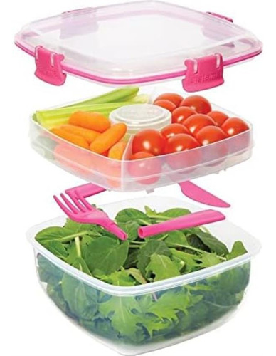 Sistema To Go Collection Ensalada Para Llevar Contenedor De