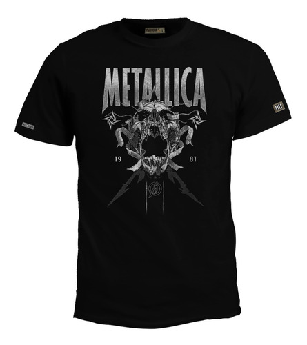 Camiseta 2xl-3xl Metallica Metal Rock Banda Carabela Zxb