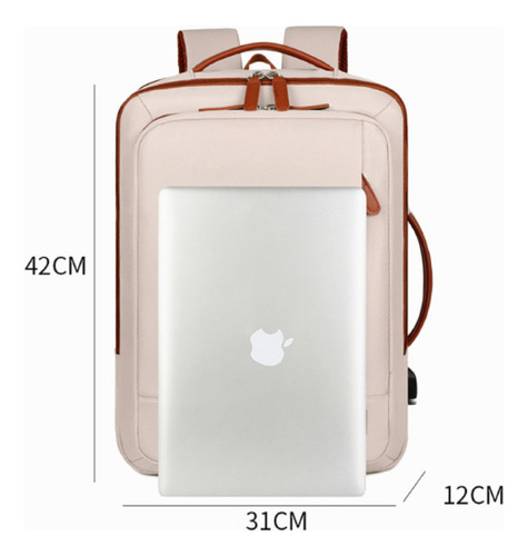 Mochila Multifuncional, Apta Para Portátil De 15,6 Pulgadas
