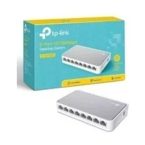 Switch Red Rj45 8 Puertos Tp-link 10/100 Tl-sf1008d Sky