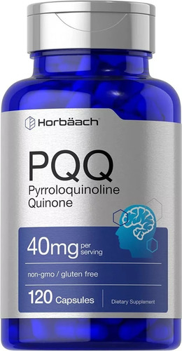 Pqq (pirroloquinolina Quinona) 40 Mg 120 Capsulas Horbaach