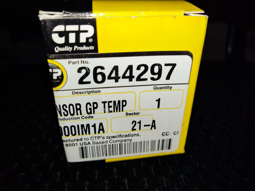 Sensor Temperatura Caterpillar 3126-c18-c32-c27-3516-2644297