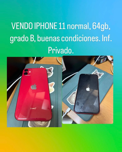 Apple iPhone 11 64gb Liberado - Negociable. (Usado)