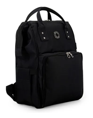 Mochila Maternal Con Cambiador Bolsillo Termico Las Floritas