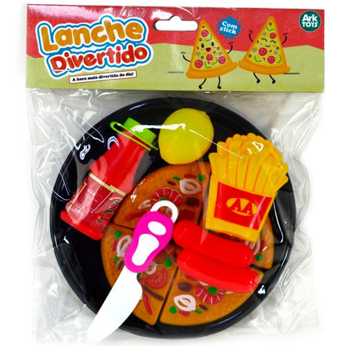 Imagem 2 de 4 de Brinquedo Comidinha Hora Do Lanche Batatinha Pizza Salsicha