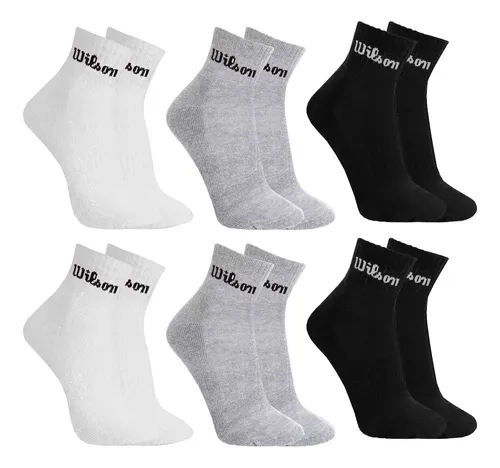 Kit 6 Pares Meias Wilson Cano Médio Masculino