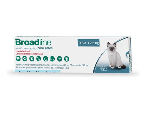 Broadline 0.6 A 2.5 Kg Antiparasitario 