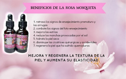 Imagen 5 de 8 de De Rosa Mosqueta Chilena, Rejuvenece Piel 25 Ml ,cicatrices