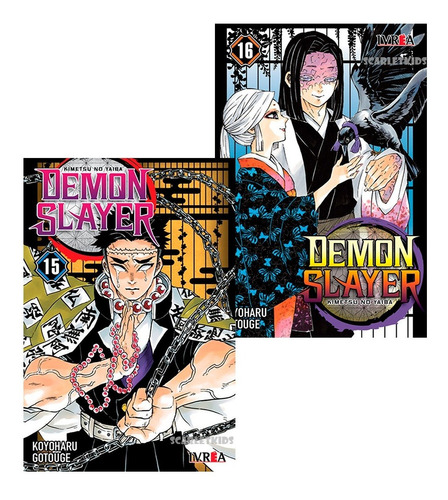 Imagen 1 de 6 de Manga Demon Slayer Kimetsu No Yaiba 2 Tomos Elige Tu Tomo Sk