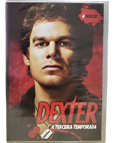 Dvd Box Dexter 3a Temporada - Original (lacrado)