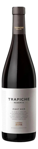 Vino Tinto Trapiche Reserva Pinot Noir 750 Ml