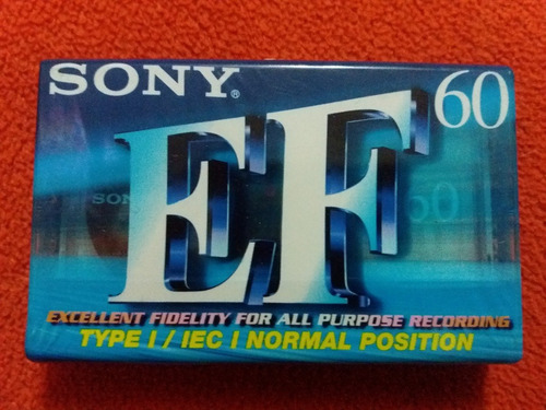 Cassette Sony Efb 60 - 60 Minutos Nuevo Sellado - 20 Soles