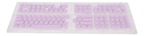 Teclas Con Forma De Pudín Violeta, 129 Teclas, Translúcidas,