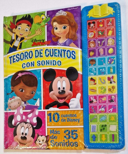 Disney Junior Libro Duro Tesoro D Cuentos Sonido Didactikids