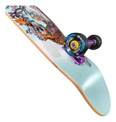 Patineta Profesional Completa. Powell Peralta 8.0 Pulgadas Negro Amarillo
