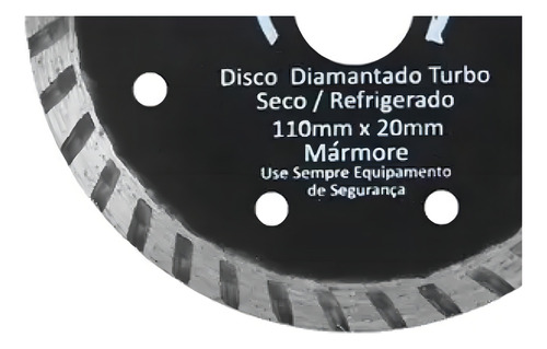 Disco Para Cortar Piso - Refrigerado Turbo 110mm Thompson