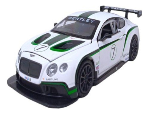 Auto De Colección Bentley Continental Gt3 Escala 1:32 Msz